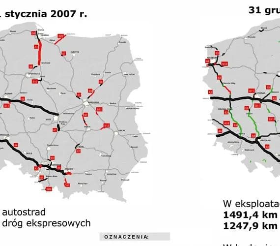 Ile km mają autostrady w Polsce? Zaskakujące fakty o długości sieci