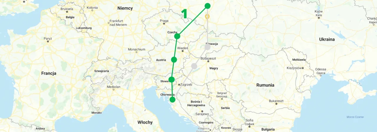 Najlepsza trasa z Polski do Chorwacji - uniknij korków i kosztów
